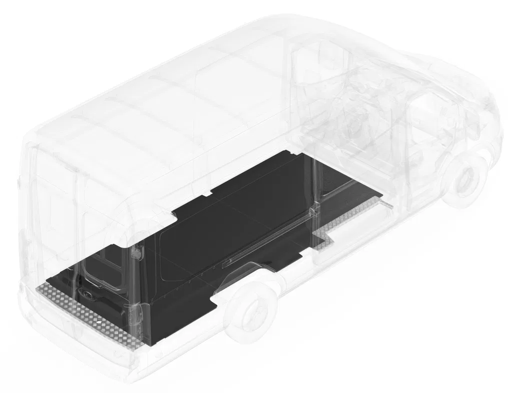 752-135-6441.1 – LEGEND FLEET Cargo Area Liner, Black Direct Fit Flat Edges Composite Low-Density Polyethylene With F...